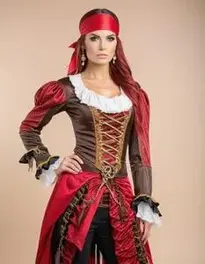 Glamorous Lady Pirate face swap
