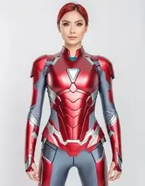 Iron Woman Cosplay face swap