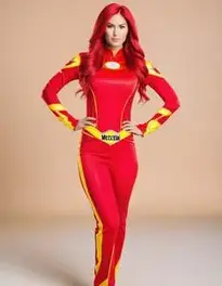 Lightning Costume For Adults face swap