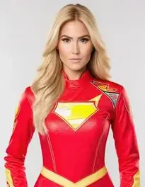 Lightning Costume Woman face swap