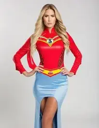 Lightning Woman face swap