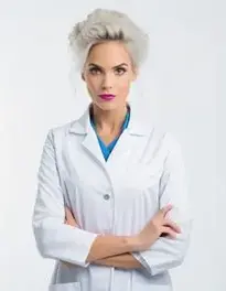 Mad Scientist Costume Female face swap