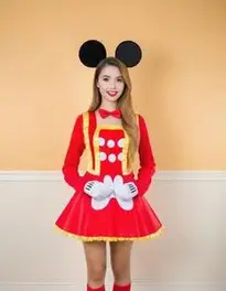 Mickey Mouse Costume Woman face swap