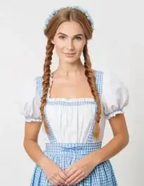 Milkmaid Fancy Dress face swap