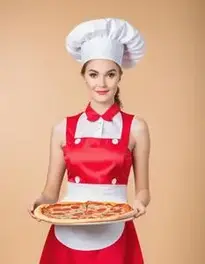 Pizza Hut Maid Dress face swap