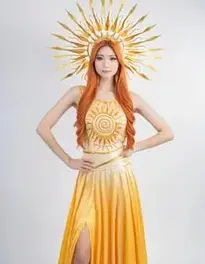 Sun Goddess Cosplay face swap