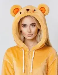 Woman Care Bear Halloween face swap