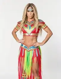 Woman Ultimate Warrior face swap