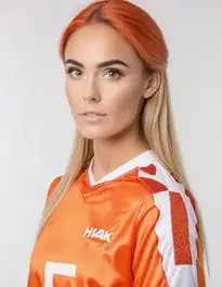 Woman Football Halloween face swap