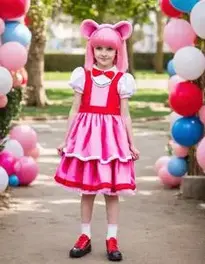 Amy Rose Fancy Dress face swap