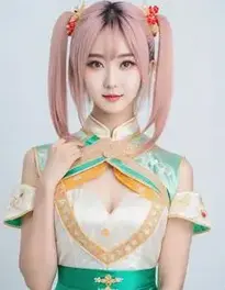 Asian Cosplay Woman face swap