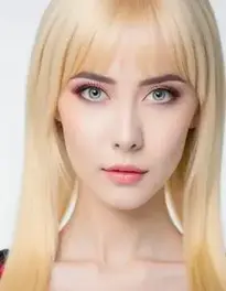 Blonde Hair Cosplay face swap