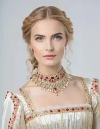 European Costume For Female face swap