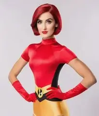 Elastigirl Fancy Dress face swap