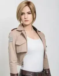 Female Leon Kennedy Cosplay face swap