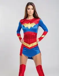 Simple Female Superhero face swap