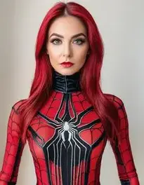 Woman Spider face swap