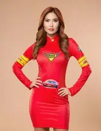 Lightning Costume For Adults face swap