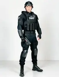 Swat Team Costume Men face swap