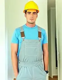 Construction Worker Costume Men face swap