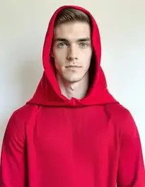 Crimson Cowl Cosplay face swap