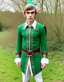 Male Wood Elf Cosplay face swap