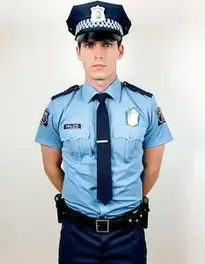 Police Halloween Costume Men face swap