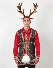 Reindeer face swap