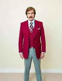Ron Burgundy Fancy Dress face swap