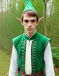 Wood Elf Cosplay Male face swap