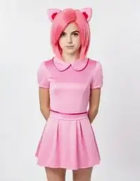 Amy Rose Fancy Dress face swap