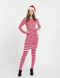 Candy Cane Fancy Dress face swap