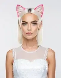 Cat Fancy Dress Woman face swap