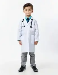 Childrens Doctors Outfit Fancy Dress face swap