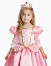 Childrens Princess Fancy Dress face swap