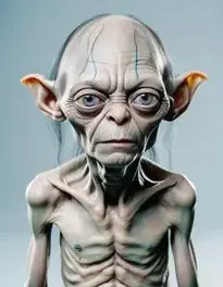 Gollum Fancy Dress face swap