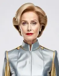 Iron Lady Fancy Dress face swap