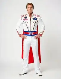 Evel Knievel Fancy Dress face swap