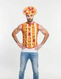 Healthy And Junk Food Fancy Dress face swap