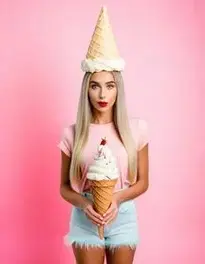 Ice Cream Fancy Dress face swap