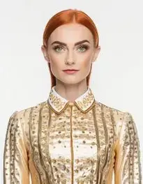 Irish Fancy Dress Woman face swap