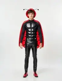 Ladybird Fancy Dress face swap