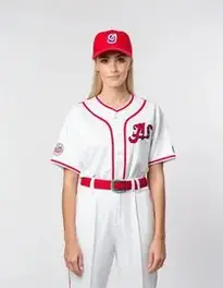 Woman Baseball Fancy Dress face swap