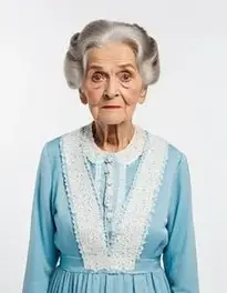 Old Granny Fancy Dress face swap