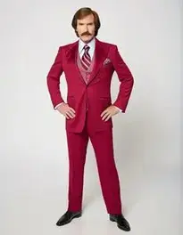 Ron Burgundy Fancy Dress face swap