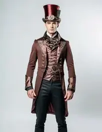 Steampunk Fancy Dress Man face swap