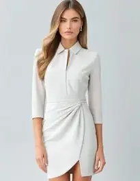 Womens Fashionable Business Attire Dress face swap