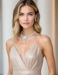 Womens Festive Cocktail Attire Dress face swap