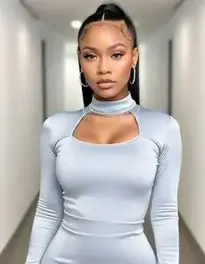 Womens Rapper Outfit Dress face swap