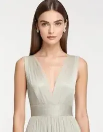 Womens Floor Length Dress face swap